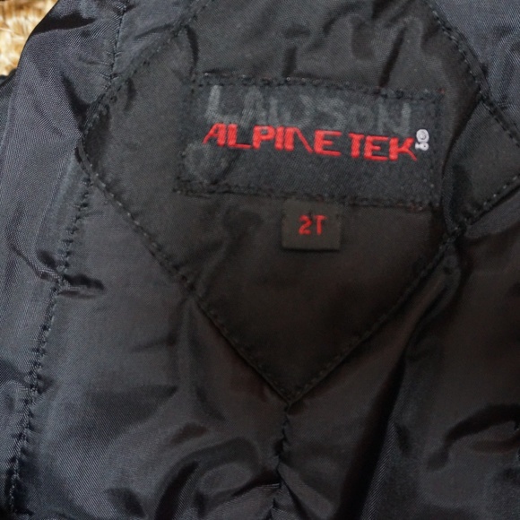 Boys 2T Black Alpine Tek Snowpants - Picture 2 of 3